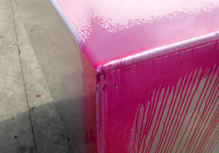 Dichtigkeitsprüfung mit Farbeindringmittel nach EN ISO 3452-1