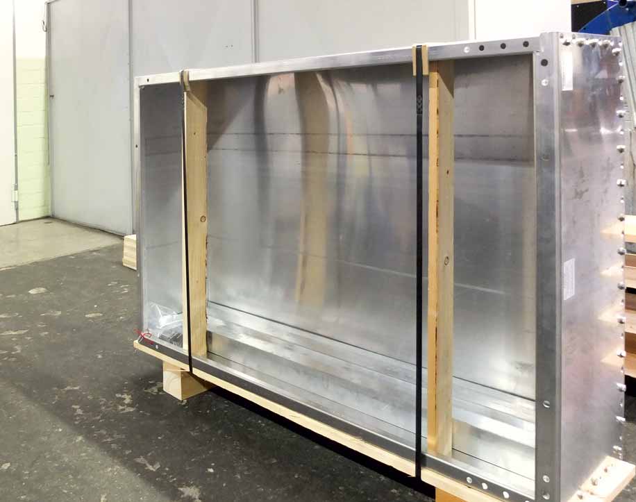 TROWAtech-Fertigung Platzsparende, stehende Lieferung der TROWAtech-Ölauffangwannen